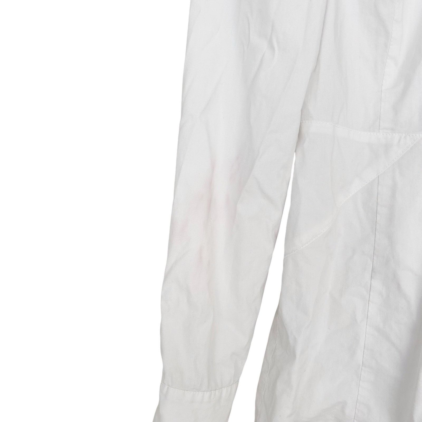Guess Marciano by Guess White Long Sleeve Button Down Sz S Size S / US 4 / IT 40 - 3 Thumbnail