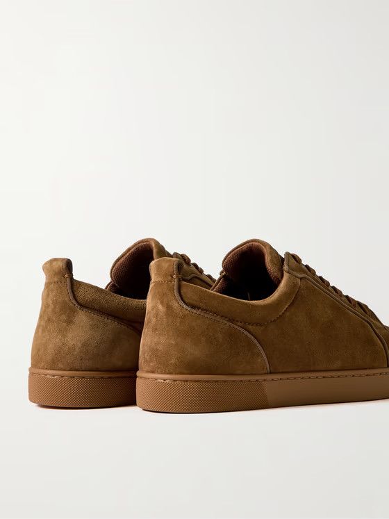 Christian Louboutin o1s1wg110924 Louis Junior Low Top Sneaker in Brown Size US 10 / EU 43 - 3 Thumbnail