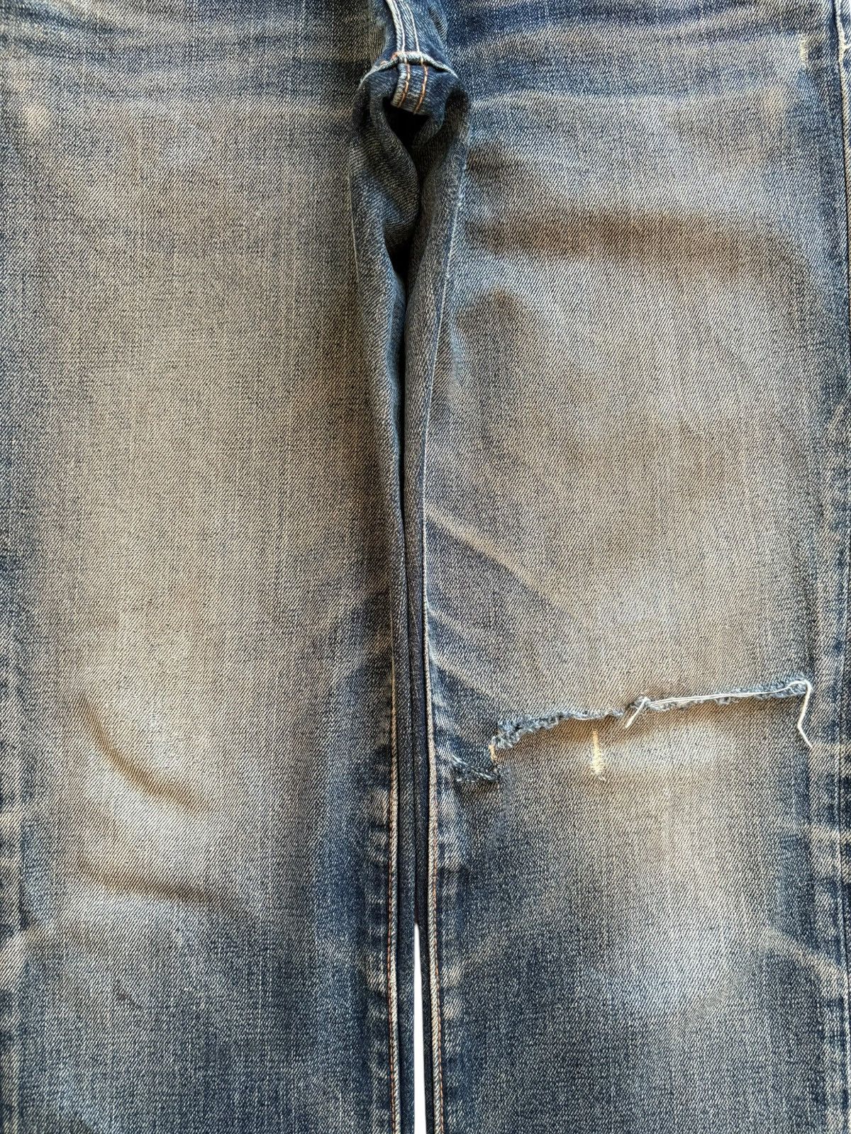 Abercrombie & Fitch Vintage Abercrombie Rusty Mud Wash Ripped Loose Jeans Size US 30 / EU 46 - 5 Thumbnail
