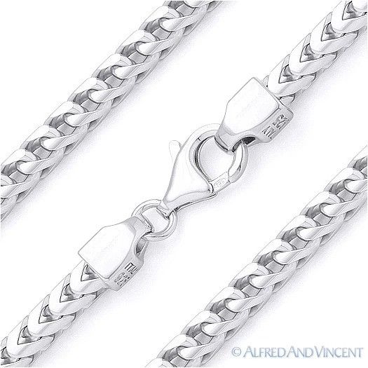 Other 4.2mm Arrow Link Franco Italian Chain Bracelet 8.5" Size ONE SIZE - 1 Thumbnail