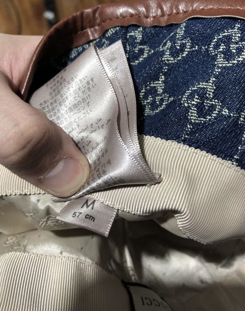Gucci Gucci GG Supreme Demim Bucket Hat Size ONE SIZE - 5 Thumbnail
