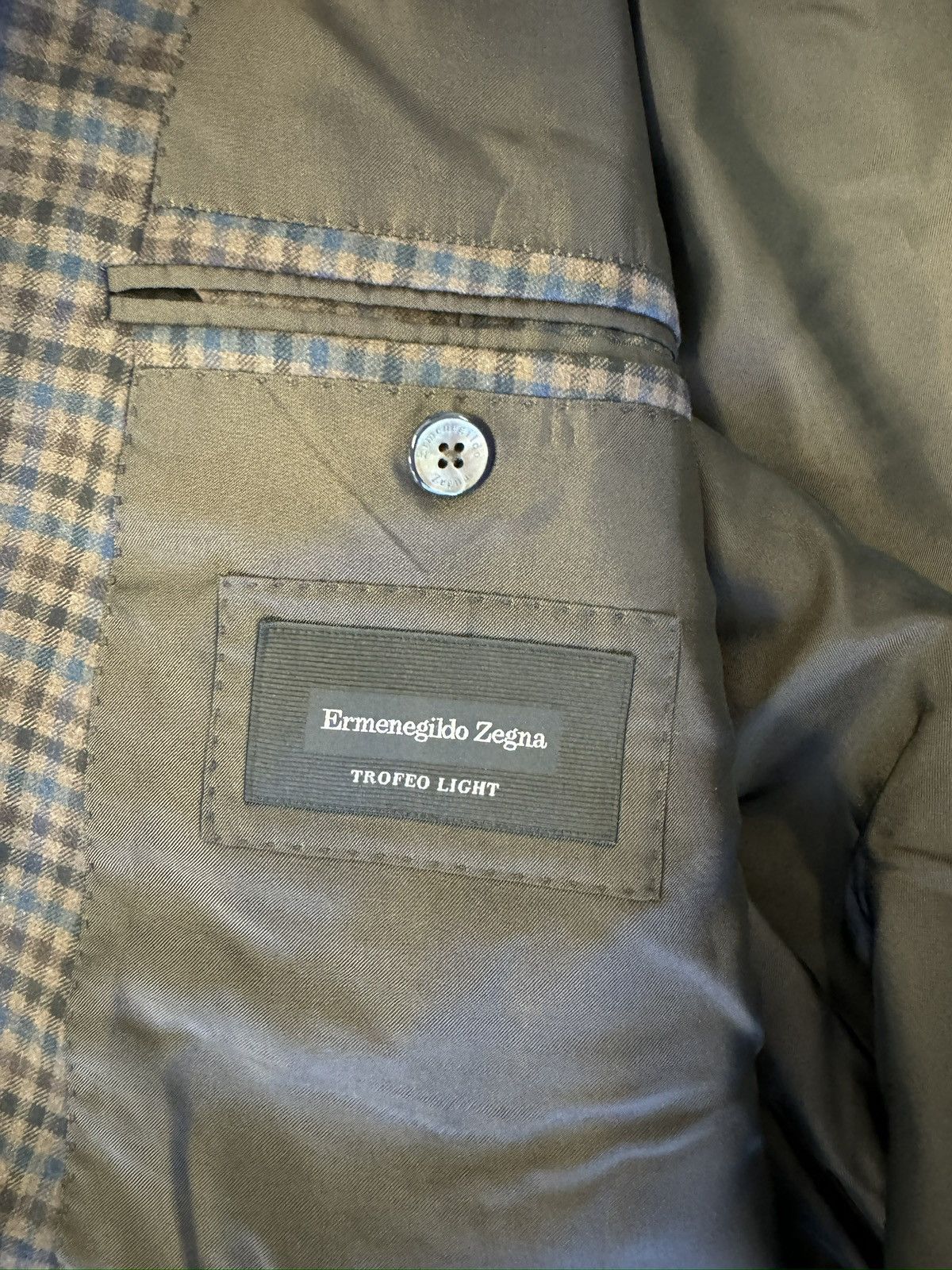 Ermenegildo Zegna Ermenegildo Zegna Made in Italy Trofeo Wool Jacket 50R $3590 Size 50R - 8 Thumbnail