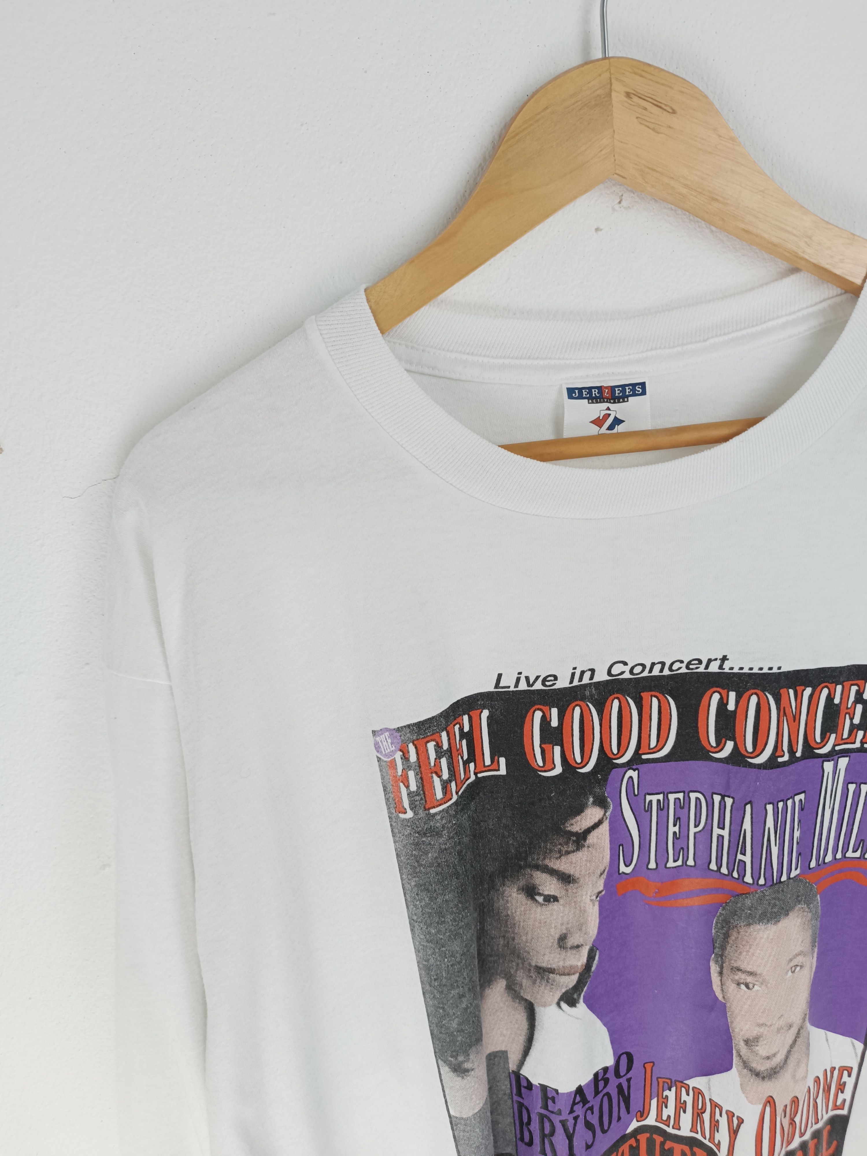 Rap Tees VINTAGE 90'S STEPHANIE MILLS & JEFFREY OSBORNE CONCERT TEE Size US XL / EU 56 / 4 - 5 Thumbnail