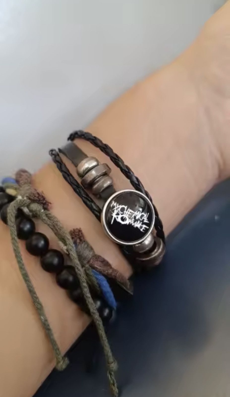 Designer Rock band my chemical romance bracelet Size ONE SIZE - 1 Thumbnail