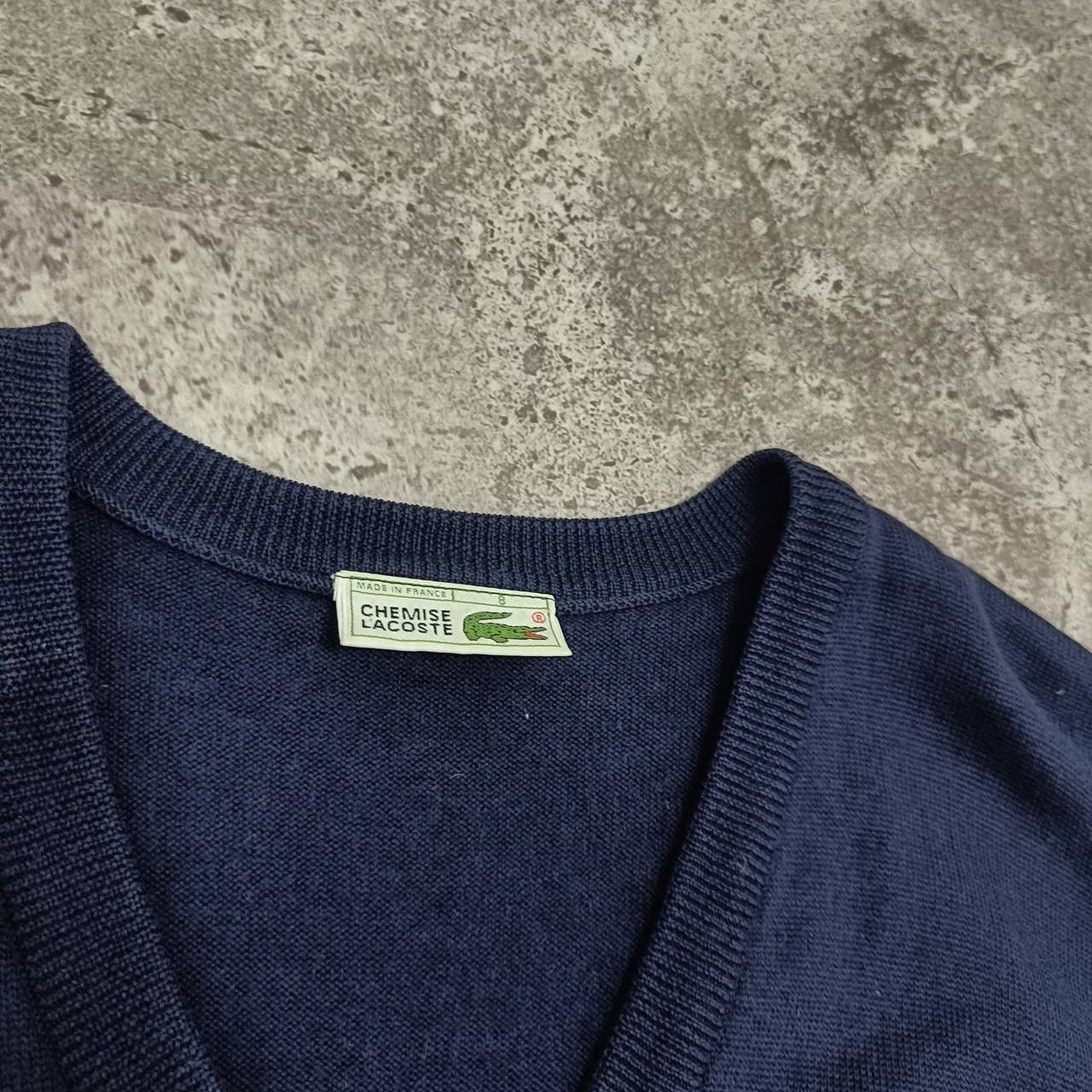 Lacoste Vintage 90s Lacoste knitted vest france chemise old money Size US XL / EU 56 / 4 - 4 Thumbnail