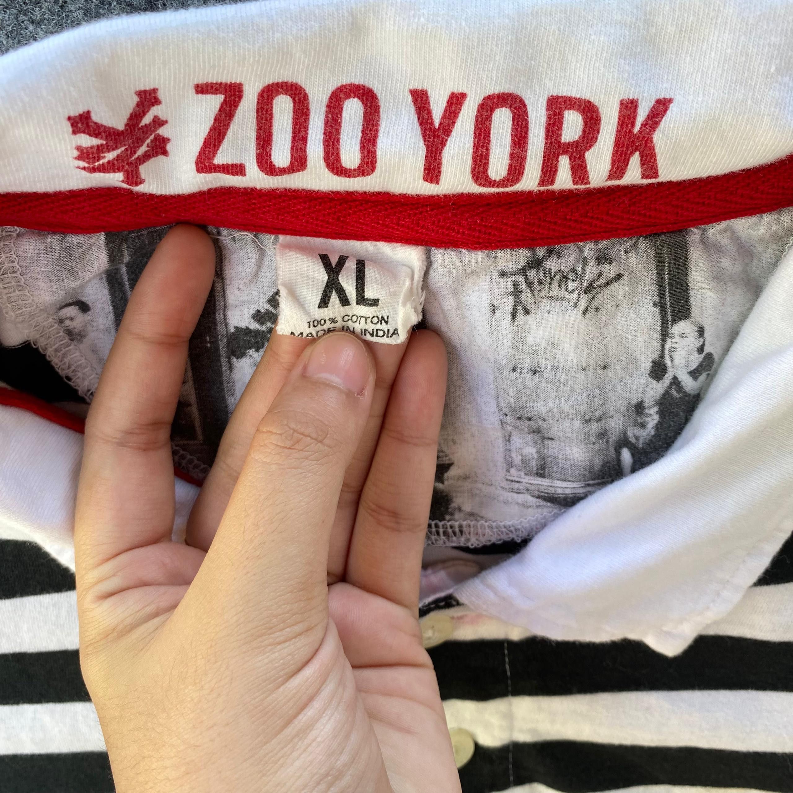 Zoo York Vintage Zoo York Stripe Polo Shirt Size US L / EU 52-54 / 3 - 9 Thumbnail