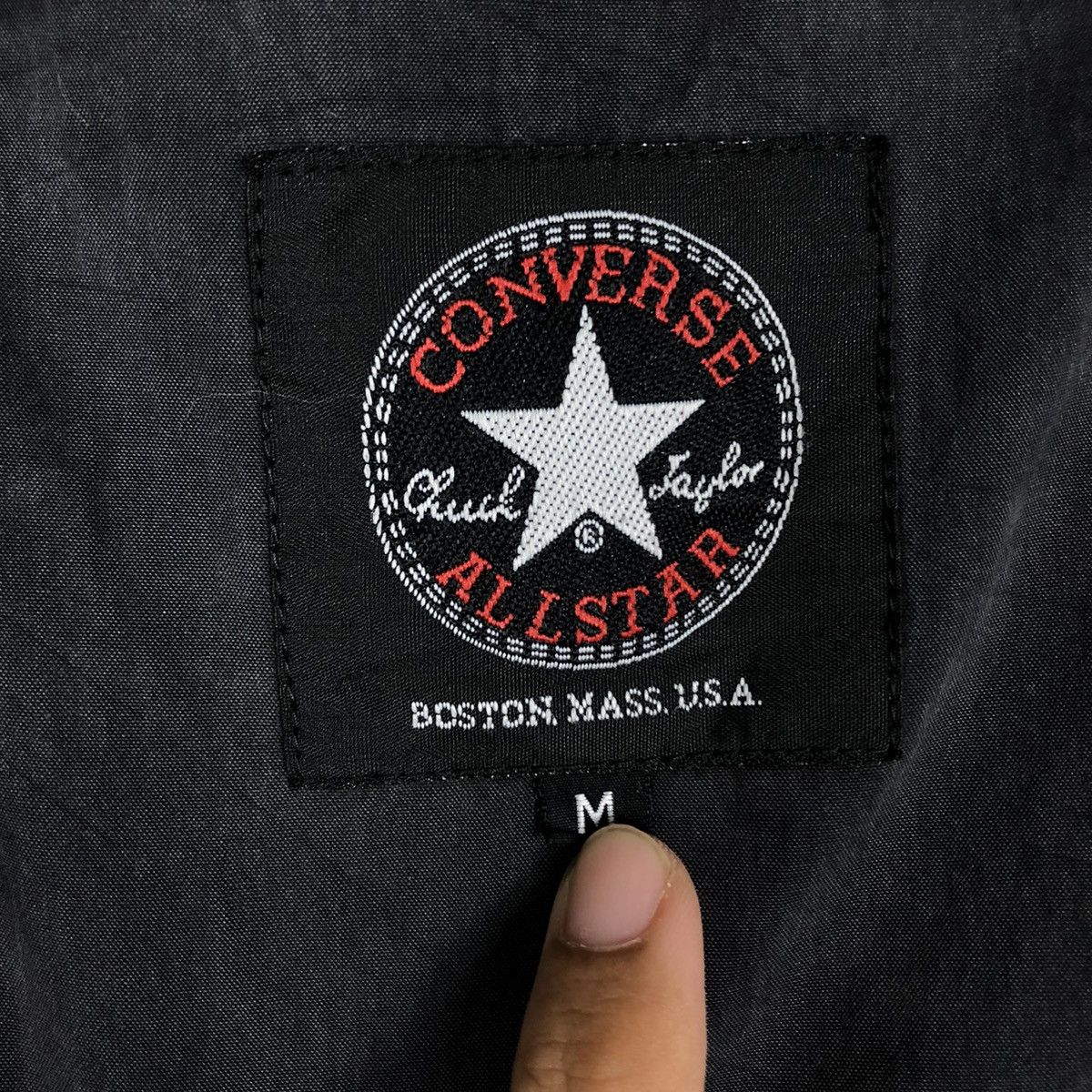 Japanese Brand 📌Vintage Bomber Jacket Zipper Converse All Star Size US M / EU 48-50 / 2 - 20 Thumbnail