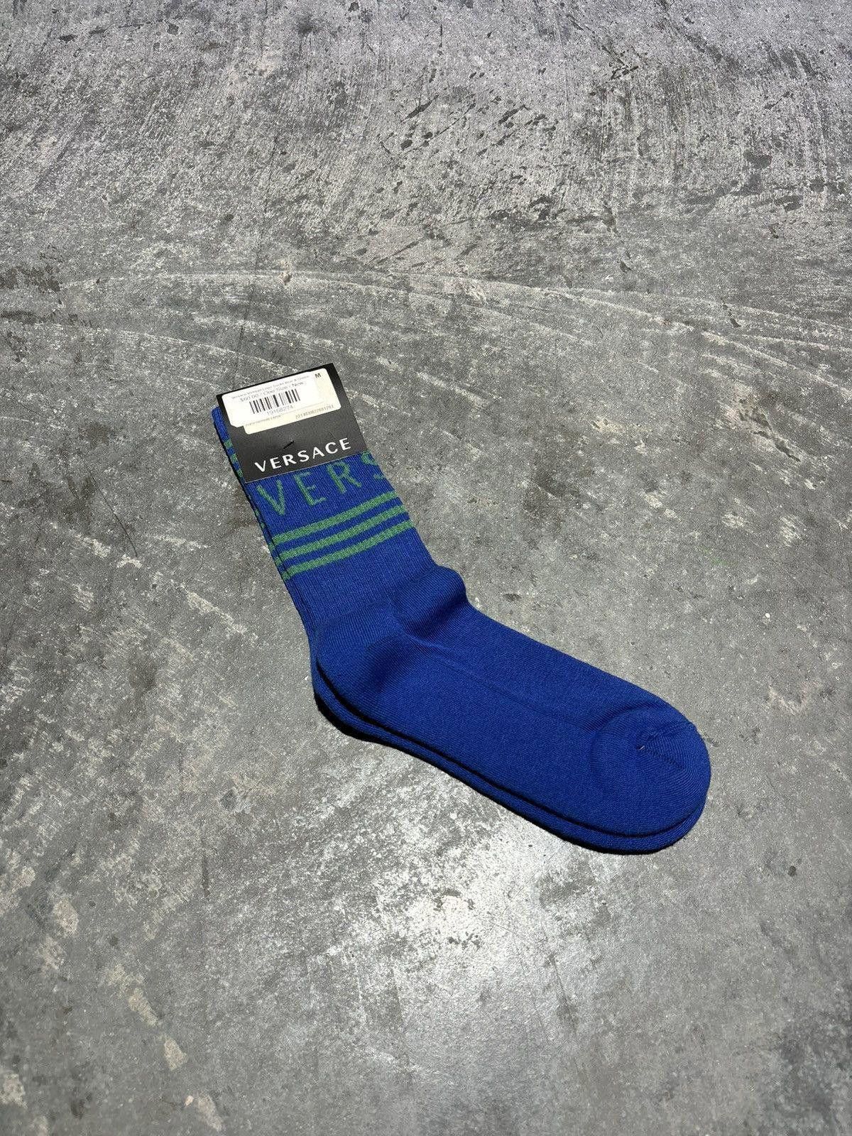 Versace [NEW] Versace Vintage Logo Socks Size ONE SIZE - 2 Thumbnail