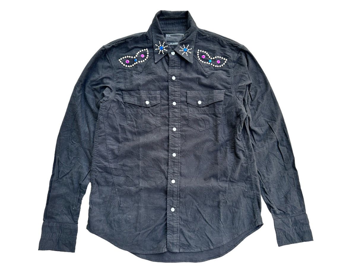 Number (N)ine Number (N)ine AW 2003 “Touch Me Im Sick” Jewel Studded Shirt Size US L / EU 52-54 / 3 - 4 Thumbnail