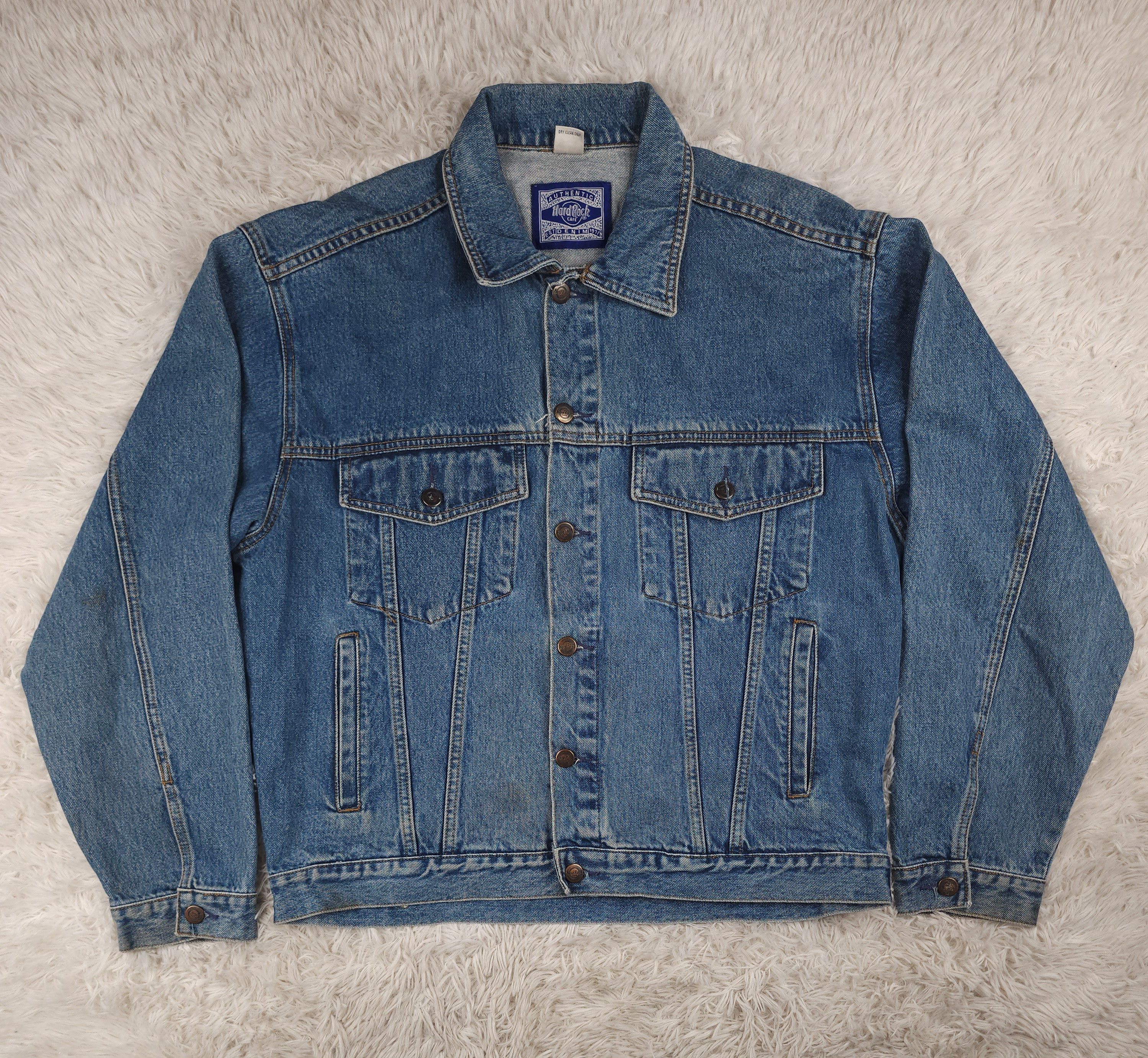 Hard Rock Cafe Vintage Hard Rock Cafe San Diego denim jacket Size L Size US L / EU 52-54 / 3 - 1 Thumbnail
