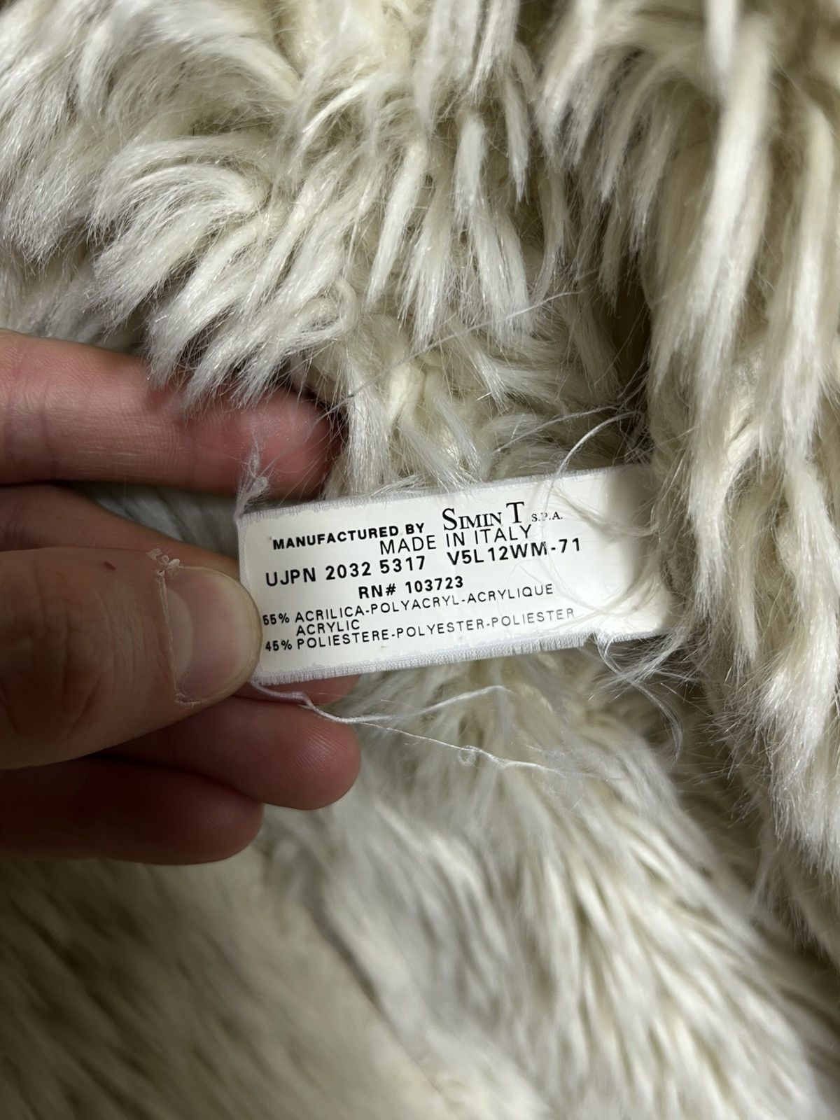 Armani Armani Jeans Y2K Faux Faux Fur Midi Jacket Long Coat Parka Size M / US 6-8 / IT 42-44 - 4 Thumbnail