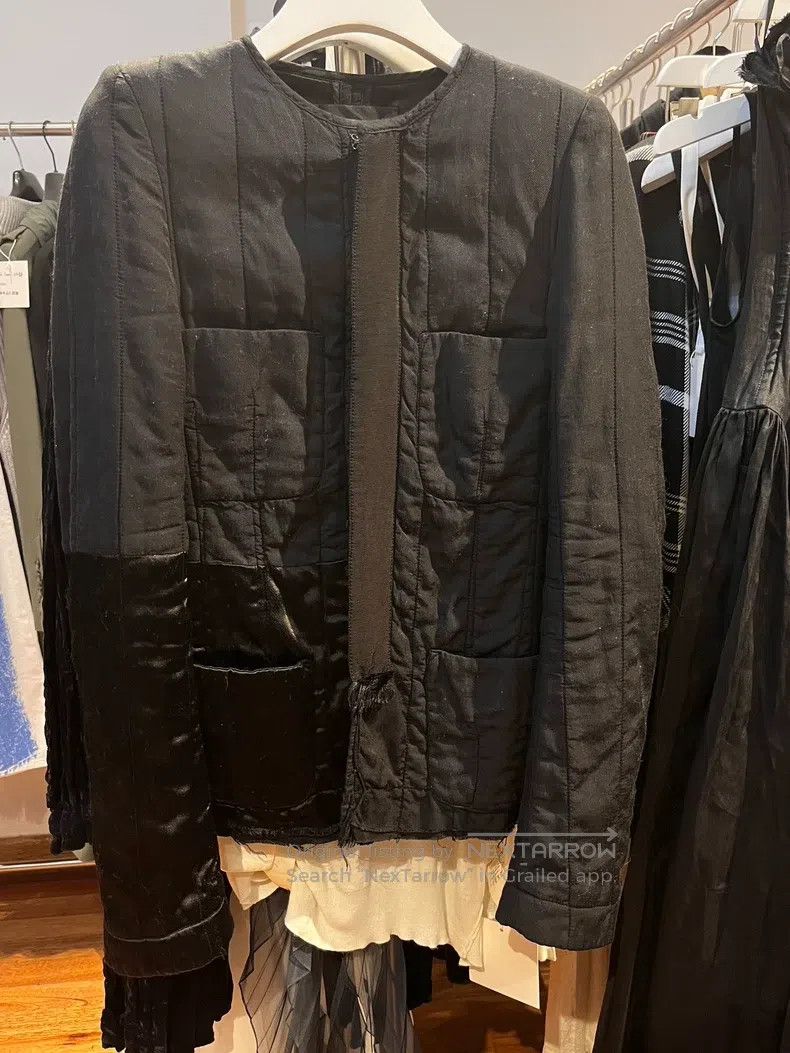 Haider Ackermann Haider Ackermann Black Patchwork Insulated Jacket Size XXS / US 00 / IT 34 - 5 Thumbnail