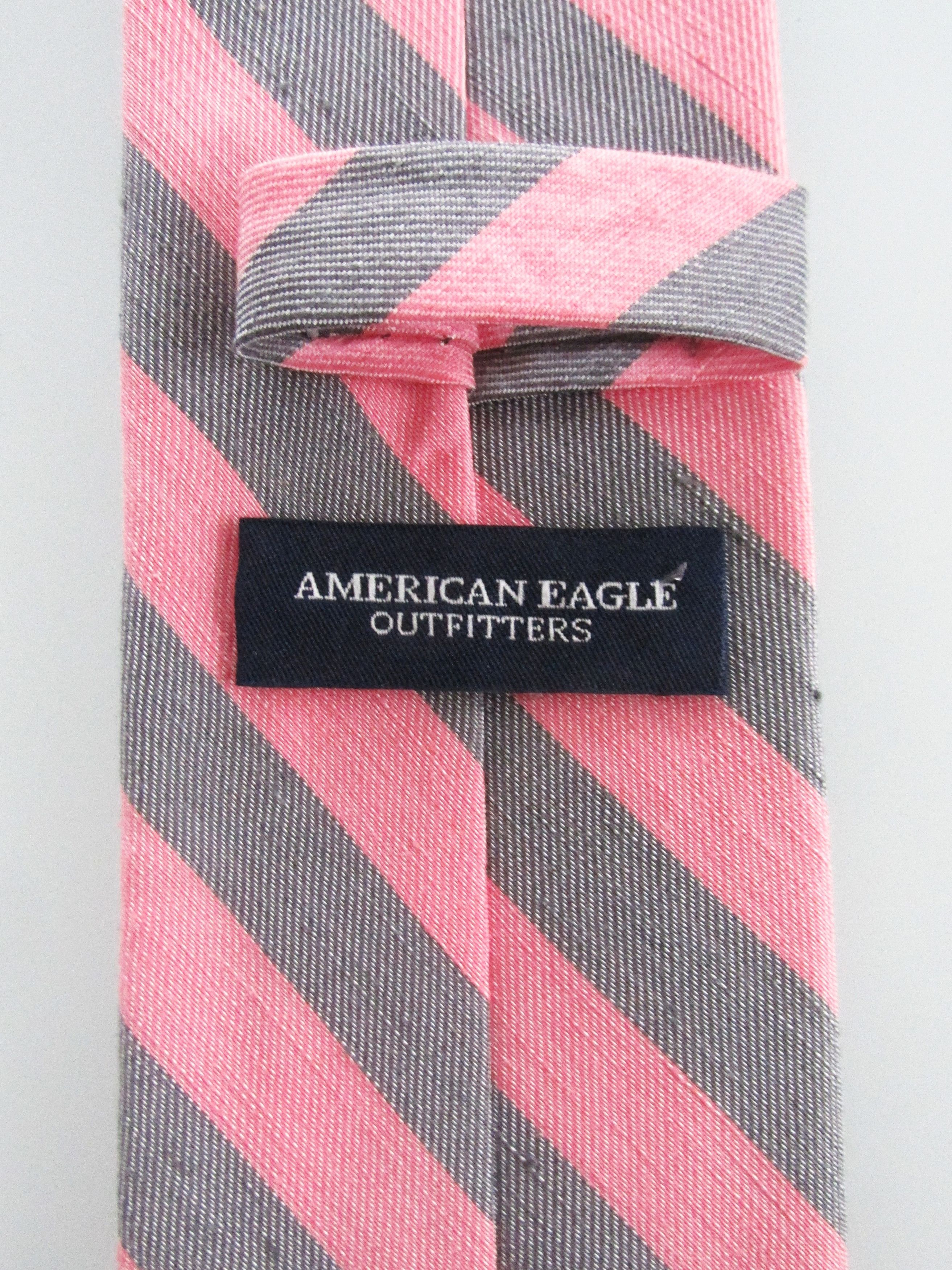 American Eagle Outfitters American Eagle (NWOT) Men's Narrow Linen Tie Size ONE SIZE - 5 Thumbnail