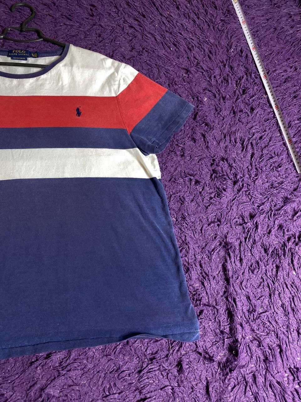 Polo Ralph Lauren × Vintage Polo Ralph Lauren Custom Slim Fit Tee Striped Y2K Size US XL / EU 56 / 4 - 12 Thumbnail