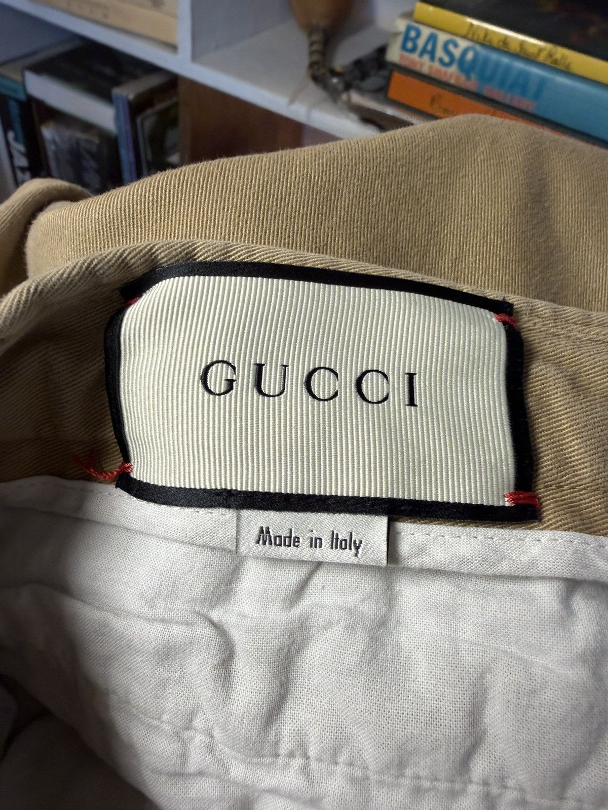 Gucci Gucci embroidered chino pants Size US 31 - 6 Thumbnail