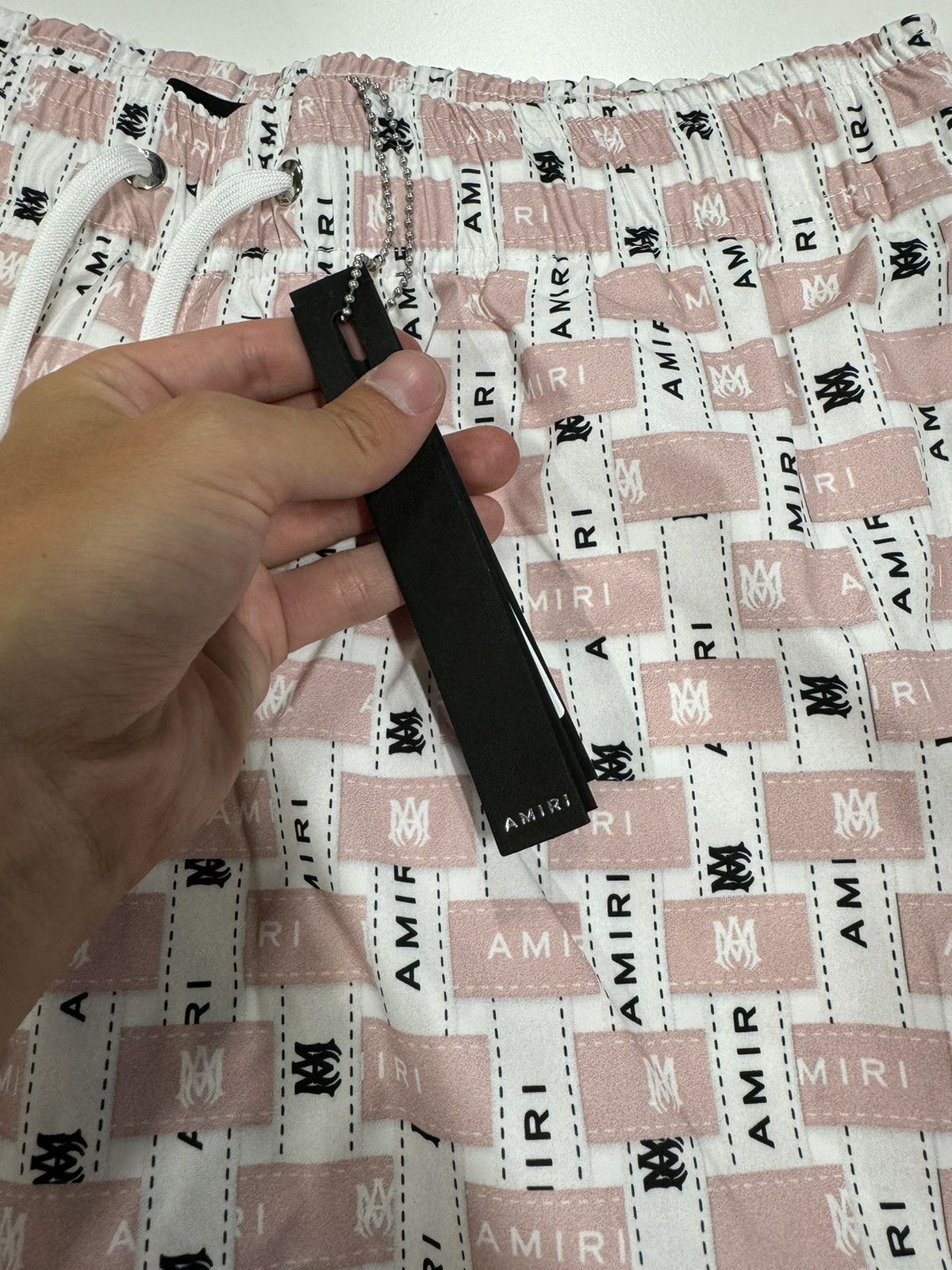 Amiri Logo Swim Shorts NEW 550$