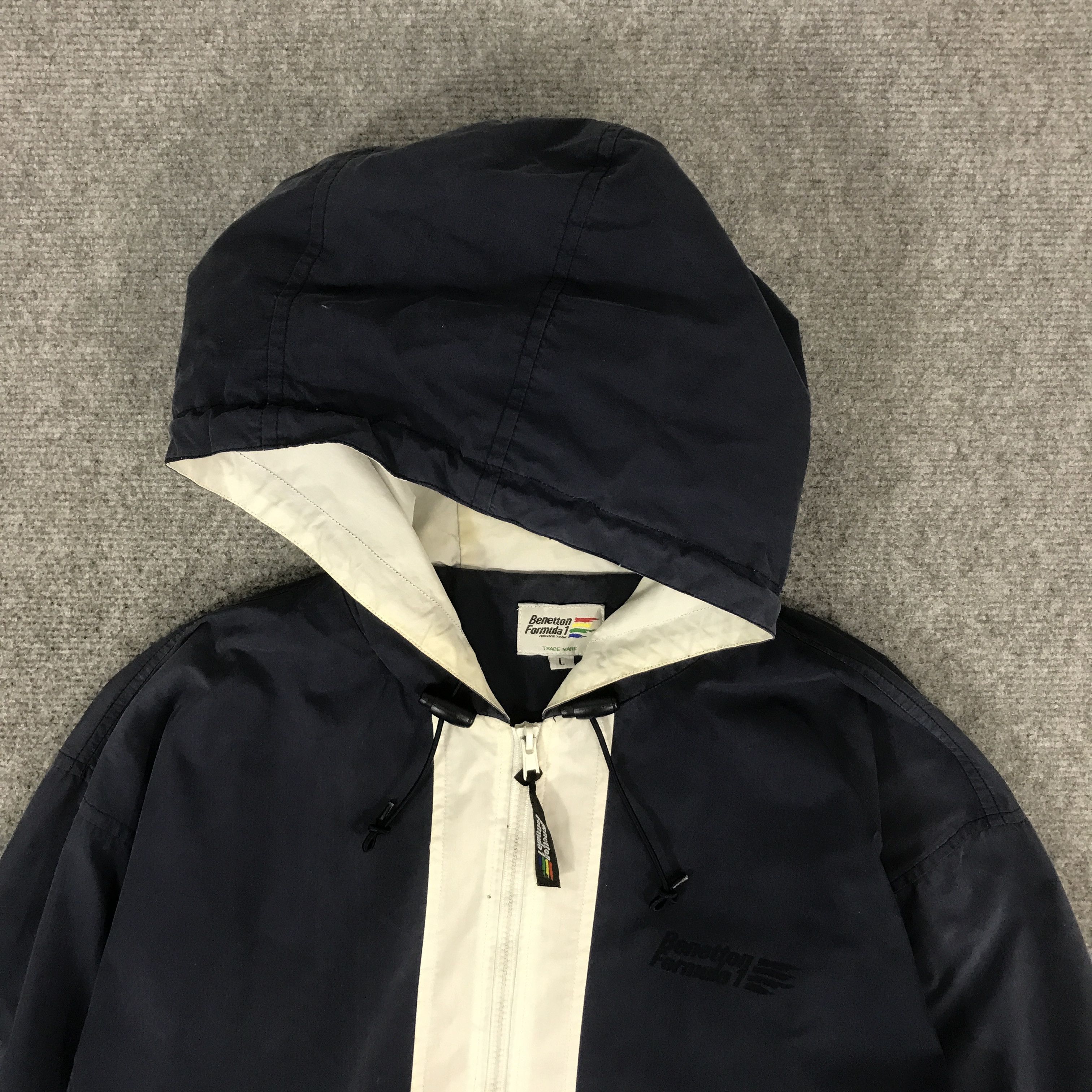 United Colors Of Benetton BENETTON FORMULA 1 HOODIE JACKET K73B15 Size US L / EU 52-54 / 3 - 3 Thumbnail