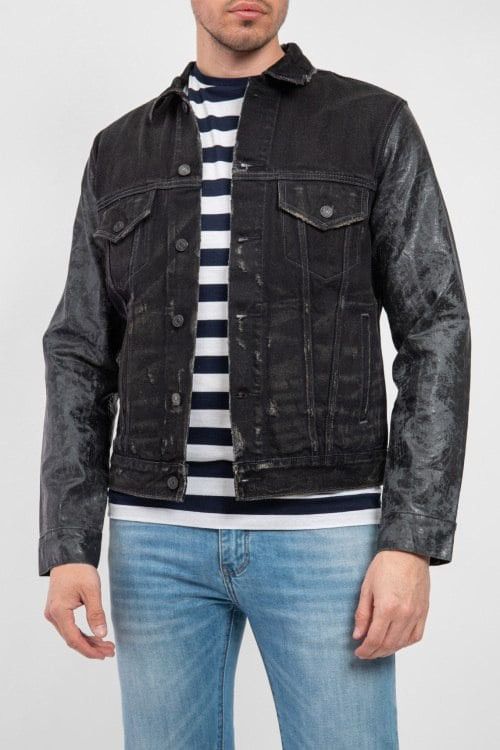 Denim & Supply Ralph Lauren 🔥Vtg Denim & Supply Ralph Lauren Waxed Sleeve Trucker Jacket Size US S / EU 44-46 / 1 - 22 Thumbnail