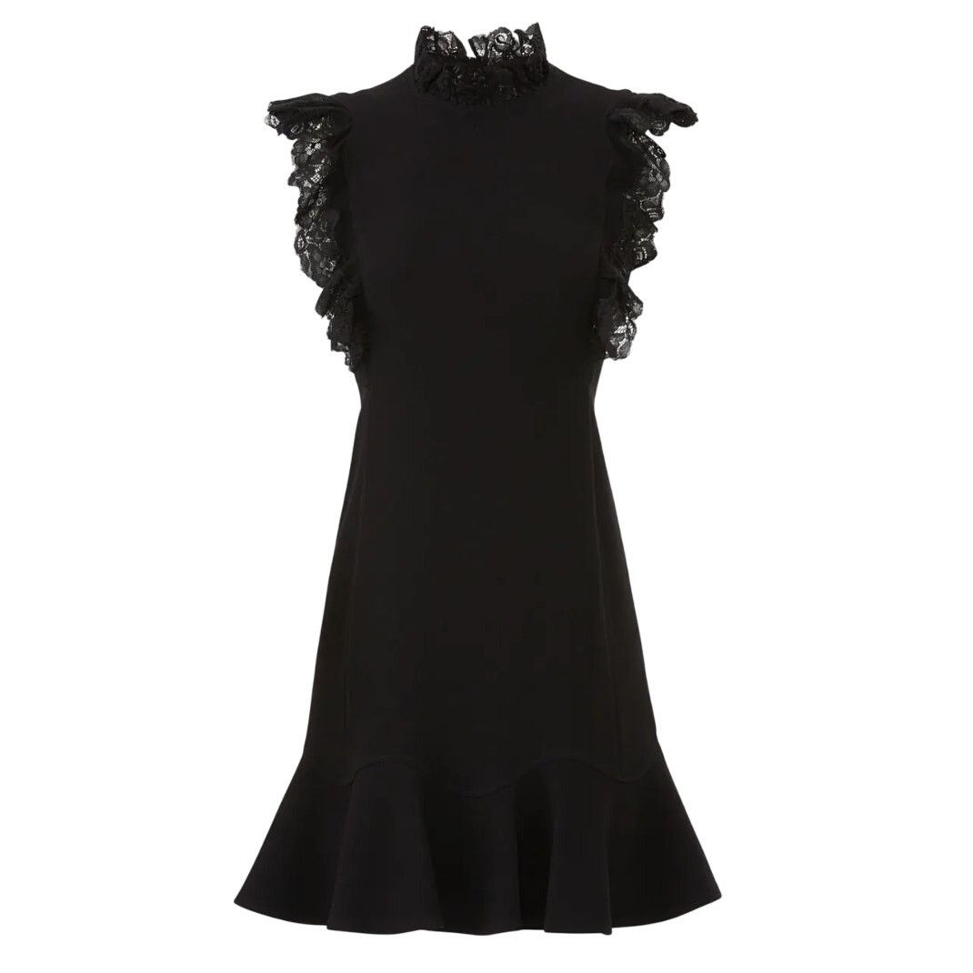 Rebecca Taylor Rebecca Taylor NYC Flutter Sleeves Lace Dress, Size US 0 Size XS / US 0-2 / IT 36-38 - 1 Thumbnail