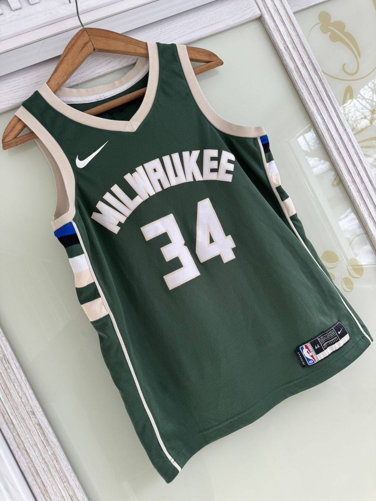 Nike Antetokounmpo #34 Milwaukee NBA Jersey Basketball Shirt Kit Size US M / EU 48-50 / 2 - 6 Thumbnail