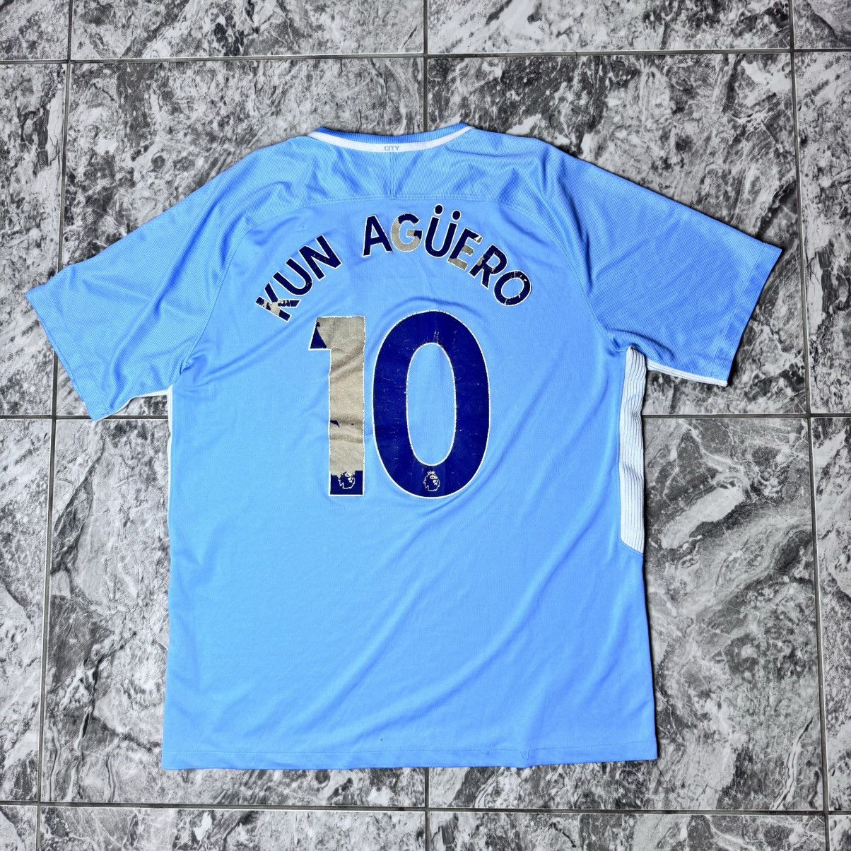 Kun Aguero Manchester City vintage jersey