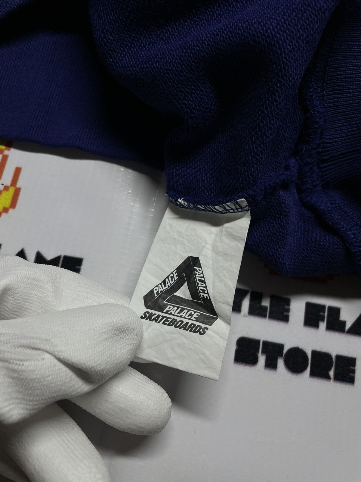 Palace Palace P-Rib Hood Navy Size US L / EU 52-54 / 3 - 6 Thumbnail