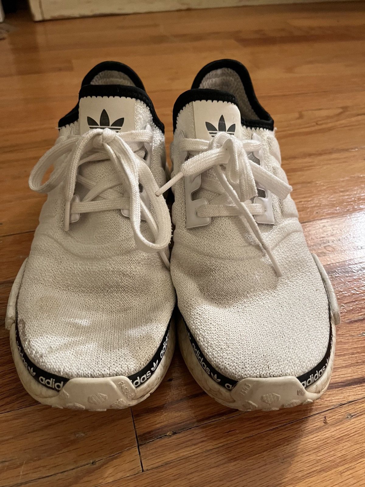 Adidas NMD_R1 White Tape Logo Size US 9.5 / IT 39.5 - 1 Thumbnail