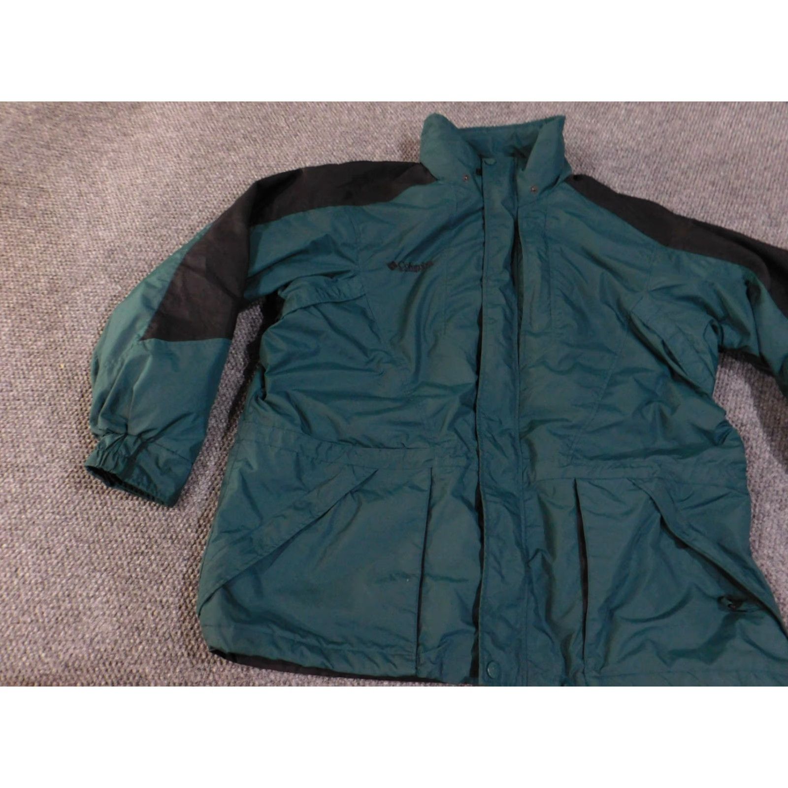 Doublet VINTAGE Columbia Jacket Mens XL Green Black Double Whammy Parka Outdoor Coat 90s Size US XL / EU 56 / 4 - 3 Thumbnail