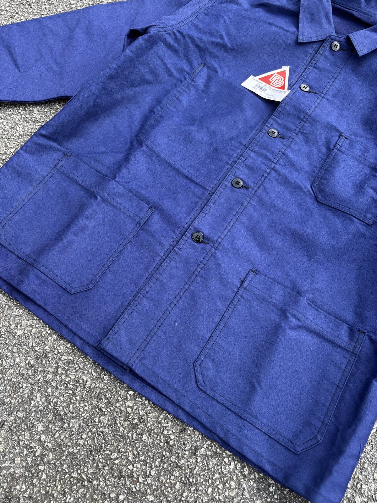 Vintage Vintage 1980s Dubure & Deverchère Moleskin Chore Jacket Size US L / EU 52-54 / 3 - 7 Thumbnail