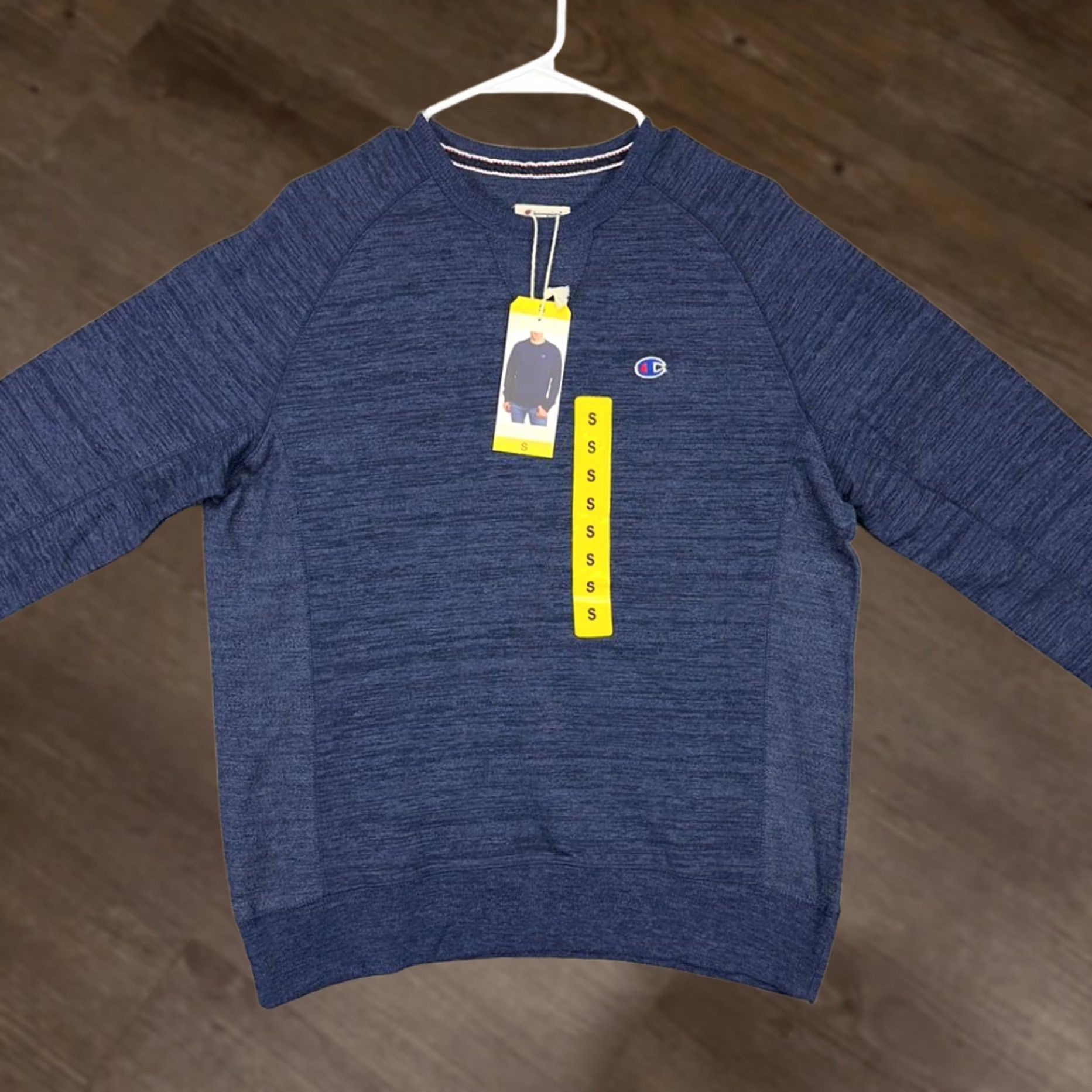 Champion Champion Sweatshirt Mens Small Navy Blue Crew Neck Pullover Athletic Activewear Logo Size US S / EU 44-46 / 1 - 1 Thumbnail