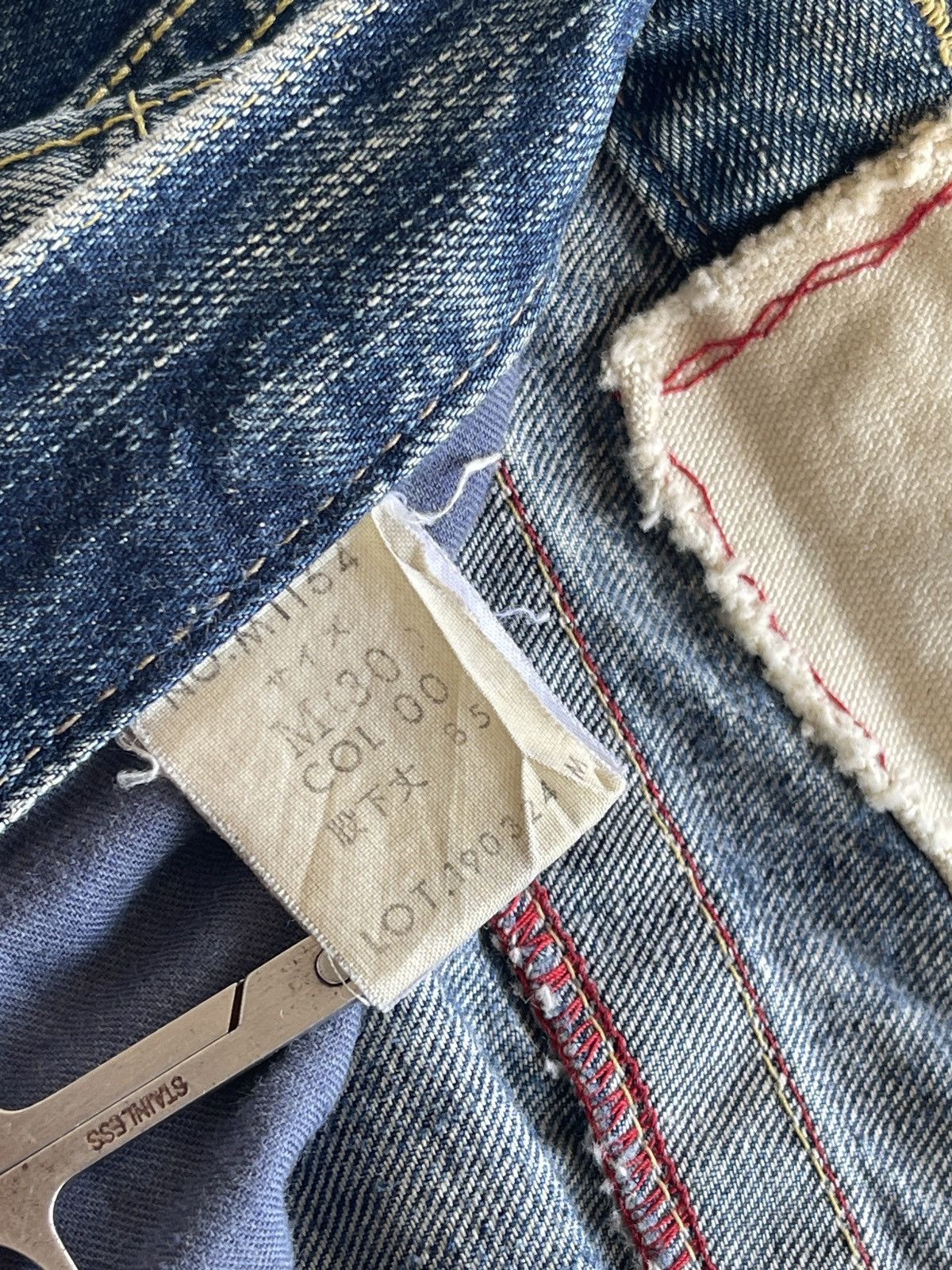 Japanese Brand SICK❗️ Japanese Blueway Rusty Distressed Flare Denim Size US 32 / EU 48 - 15 Thumbnail