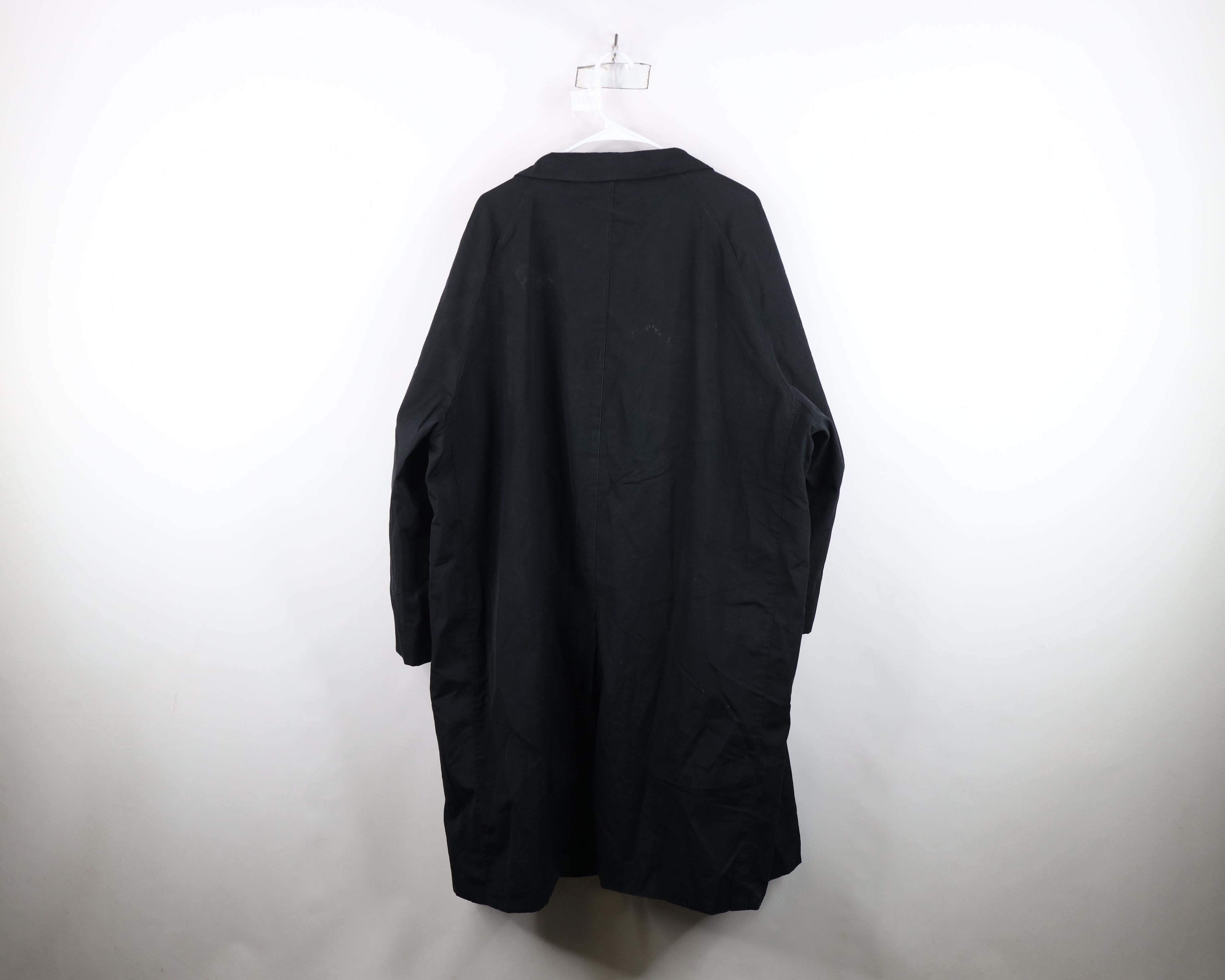 Vintage Vintage 50s 60s Rockabilly Trench Coat Rain Jacket Black USA Size US XXL / EU 58 / 5 - 13 Thumbnail