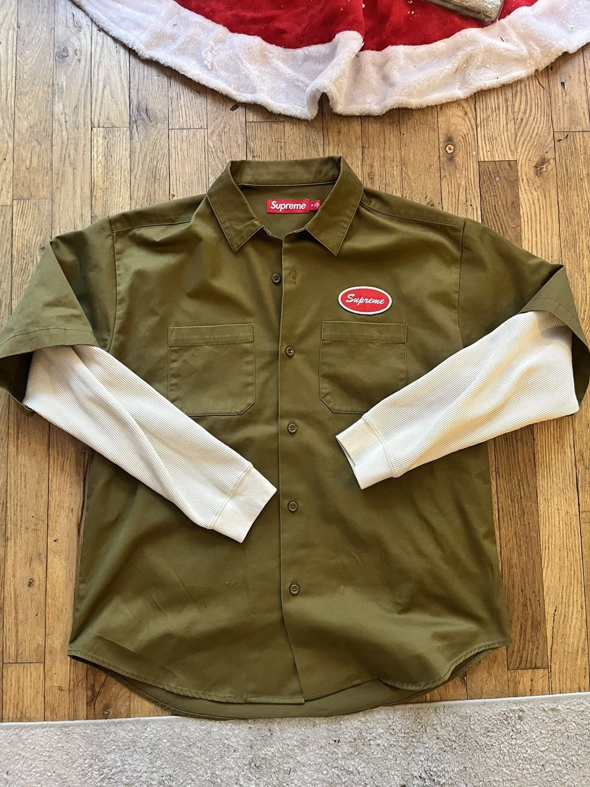 Supreme Supreme Thermal Sleeve Button Down Workshirt