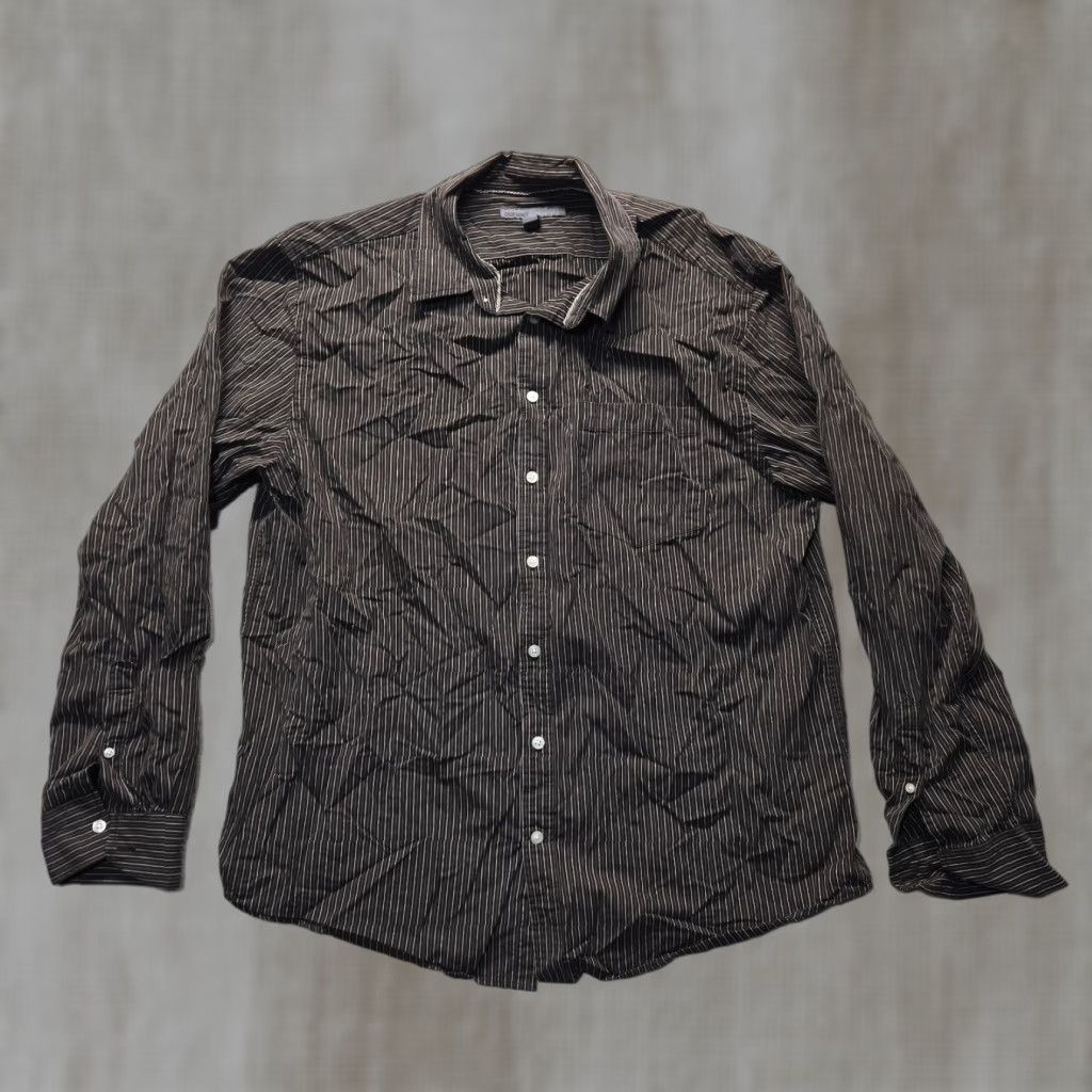 Old Navy Old Navy Shirt Button-Up Striped Long Sleeve Men XL Brown Cotton N/A Vintage: No Brand: Old Navy Size US XL / EU 56 / 4 - 1 Thumbnail