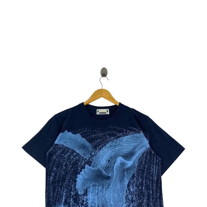 Vintage Vintage 90’ BONIN ISLAND CHICHIJIMA Humpback Tee Shirt Size US M / EU 48-50 / 2 - 2 Thumbnail