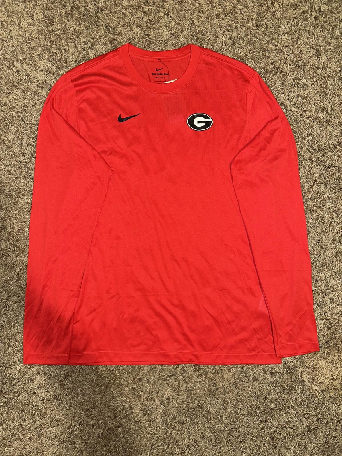 Nike Nike Red Georgia Bulldogs Primary Stack Legend Long Sleeve T-Shirt Sample Size US L / EU 52-54 / 3 - 1 Thumbnail