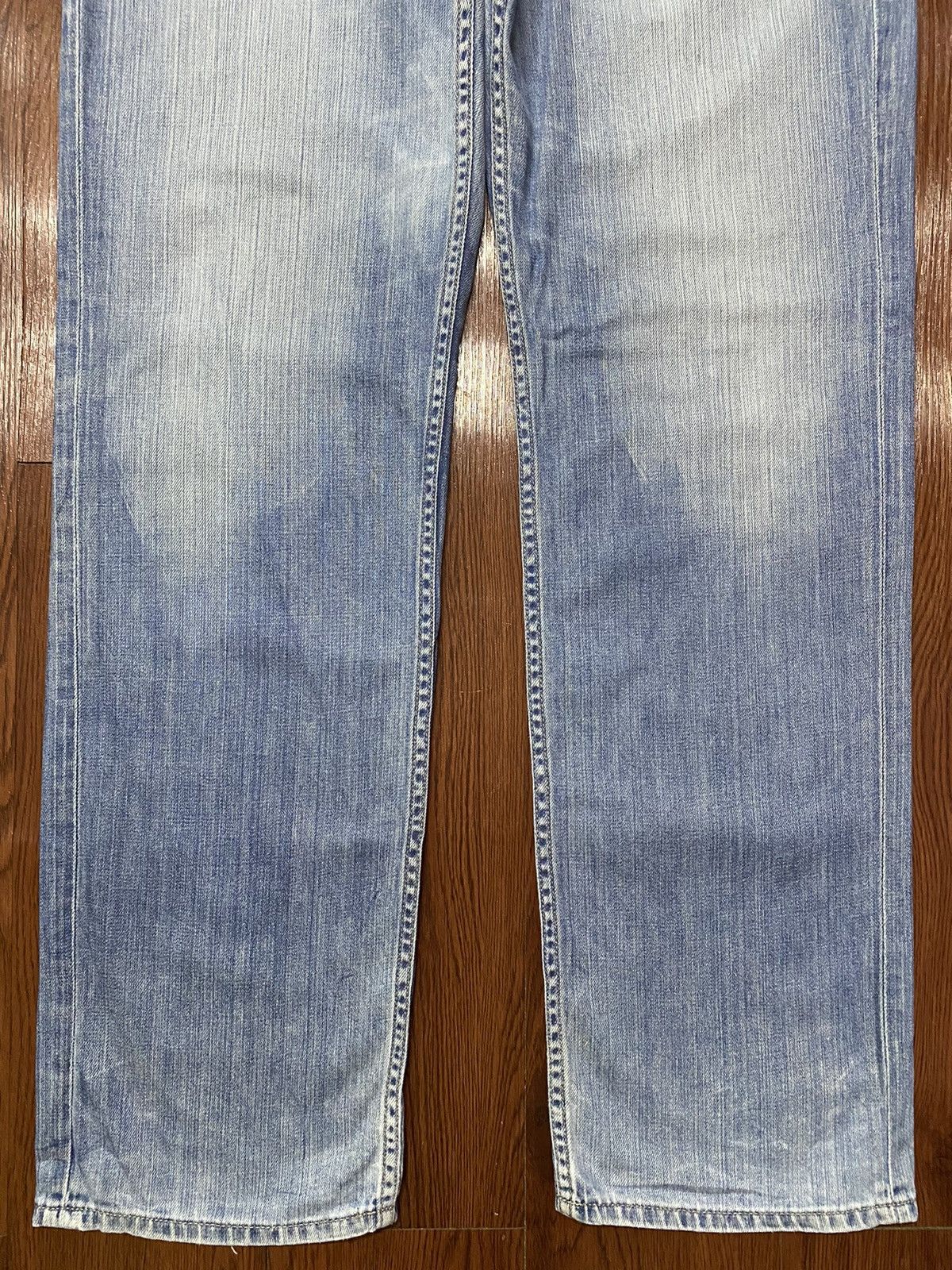 Japanese Brand Vintage Japanese Brands Blue Faded Wash Loose Jeans Size US 34 / EU 50 - 5 Thumbnail