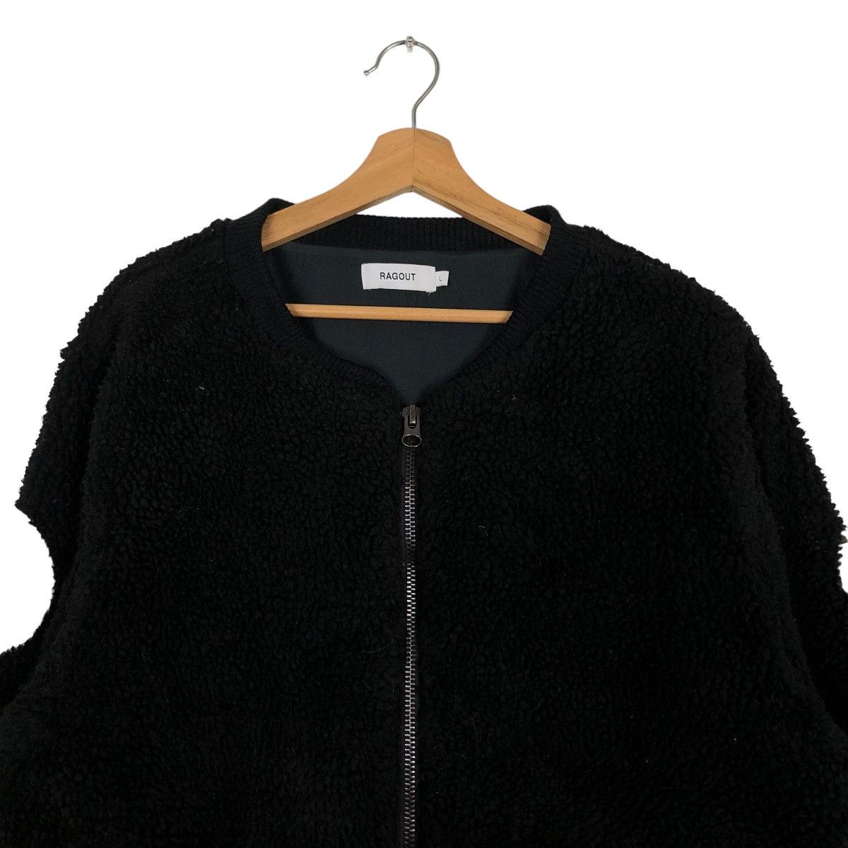 Hysteric Glamour 🔥Bomber Jacket Fleece Sherpa Ragout Spell Put Big Logo Size US L / EU 52-54 / 3 - 3 Thumbnail