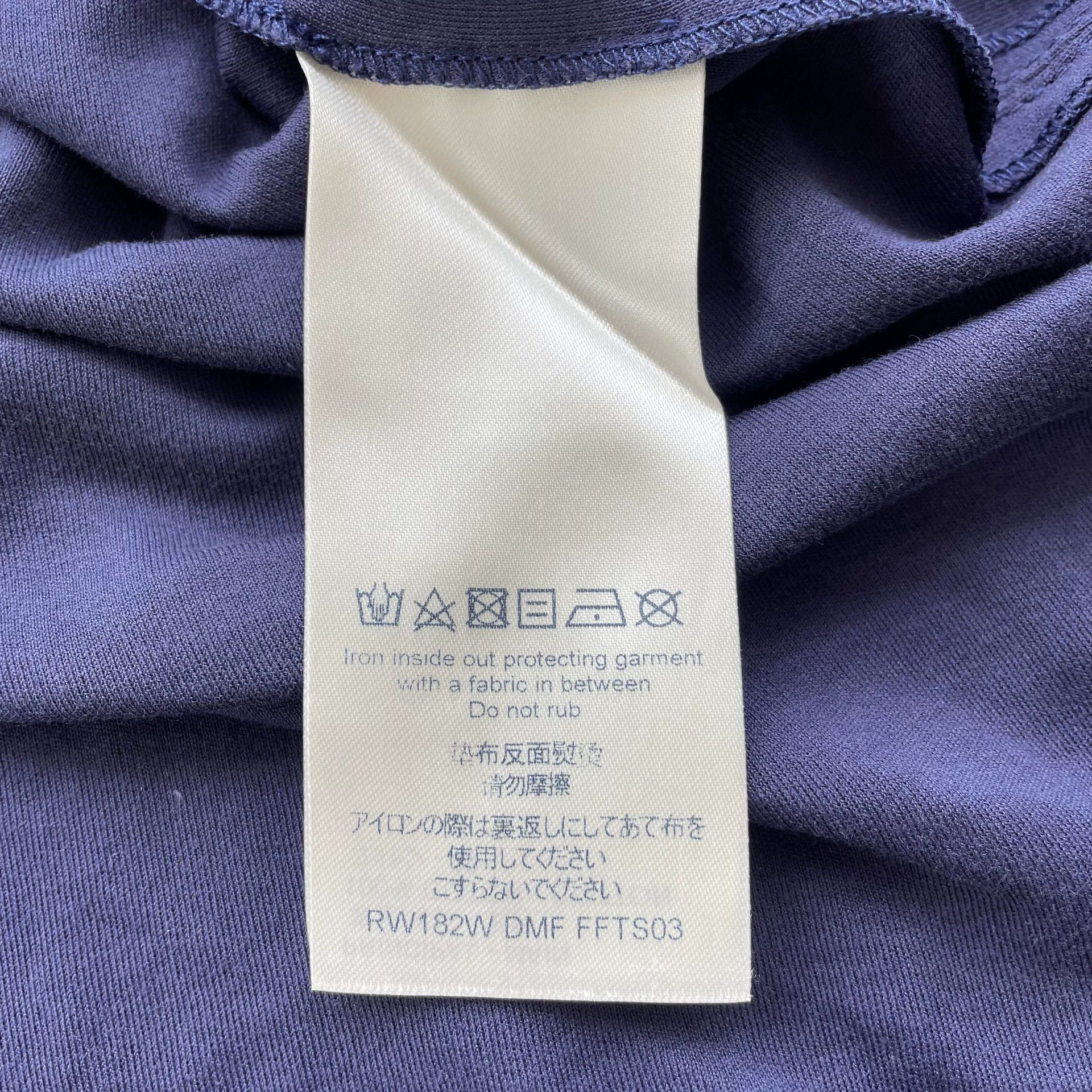 Louis Vuitton LV 98 new blue round logo short sleeve tee women's M Size M / US 6-8 / IT 42-44 - 6 Thumbnail