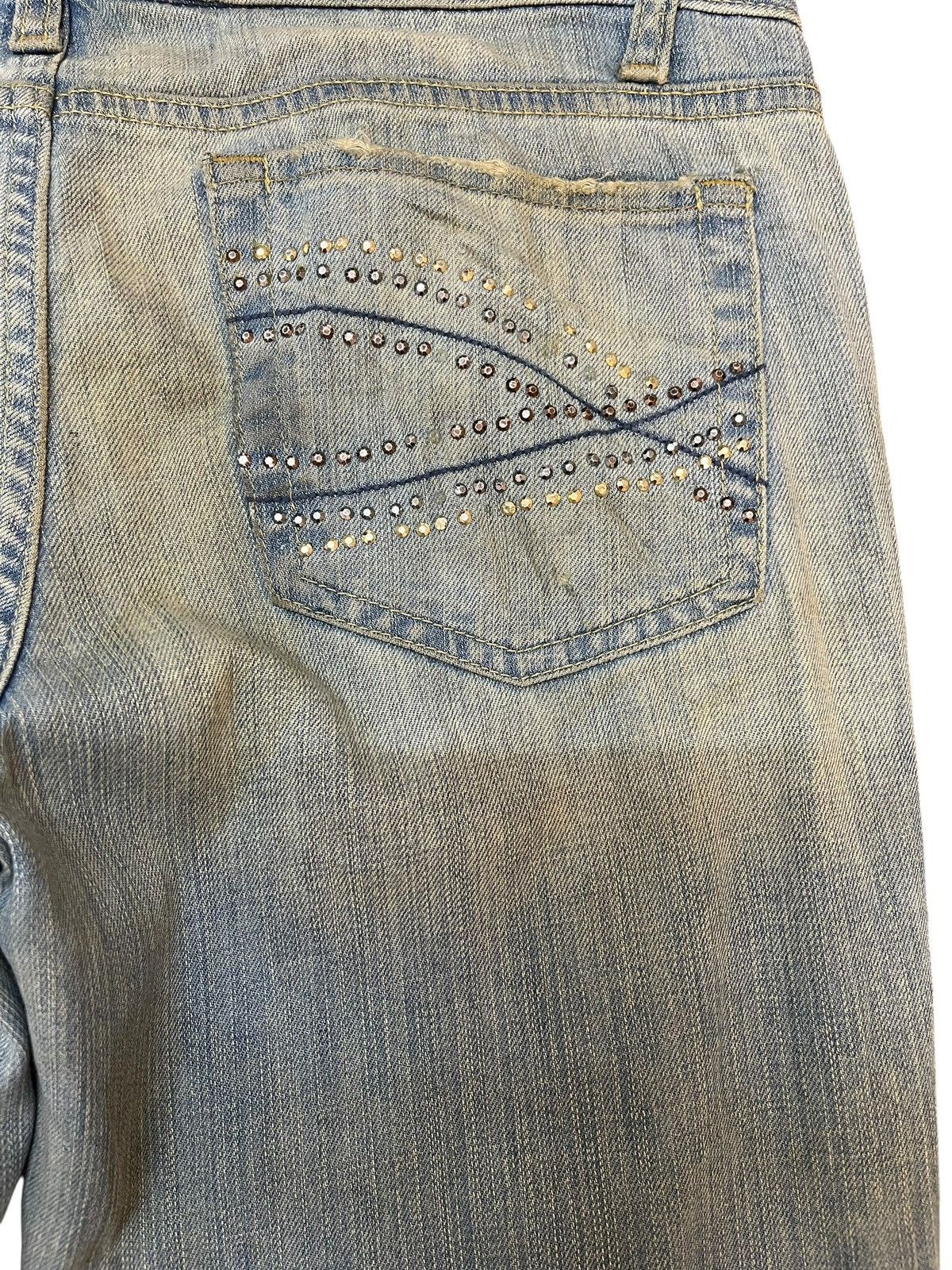 Aeropostale Vintage Aeropostale Flare Studded Blink Mudwash Denim Size US 33 - 7 Thumbnail