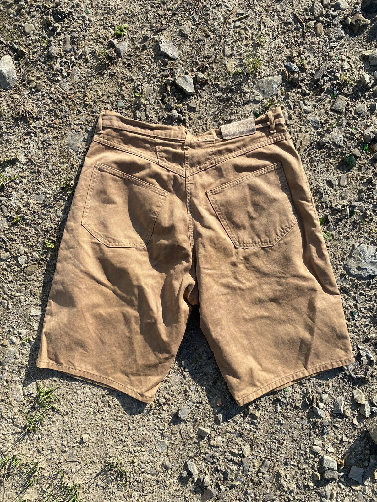 Marithe + Francois Girbaud Martihe Gibraud Francois – Beige Work Shorts (Size 33) Size US 33 - 4 Thumbnail