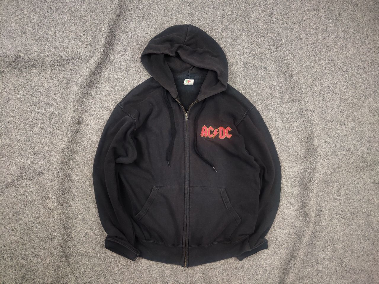 Band Tees AC/DC Vintage Merch Rock Of Bust Faded Bag Logo Zip Hoodie Size US S / EU 44-46 / 1 - 1 Thumbnail