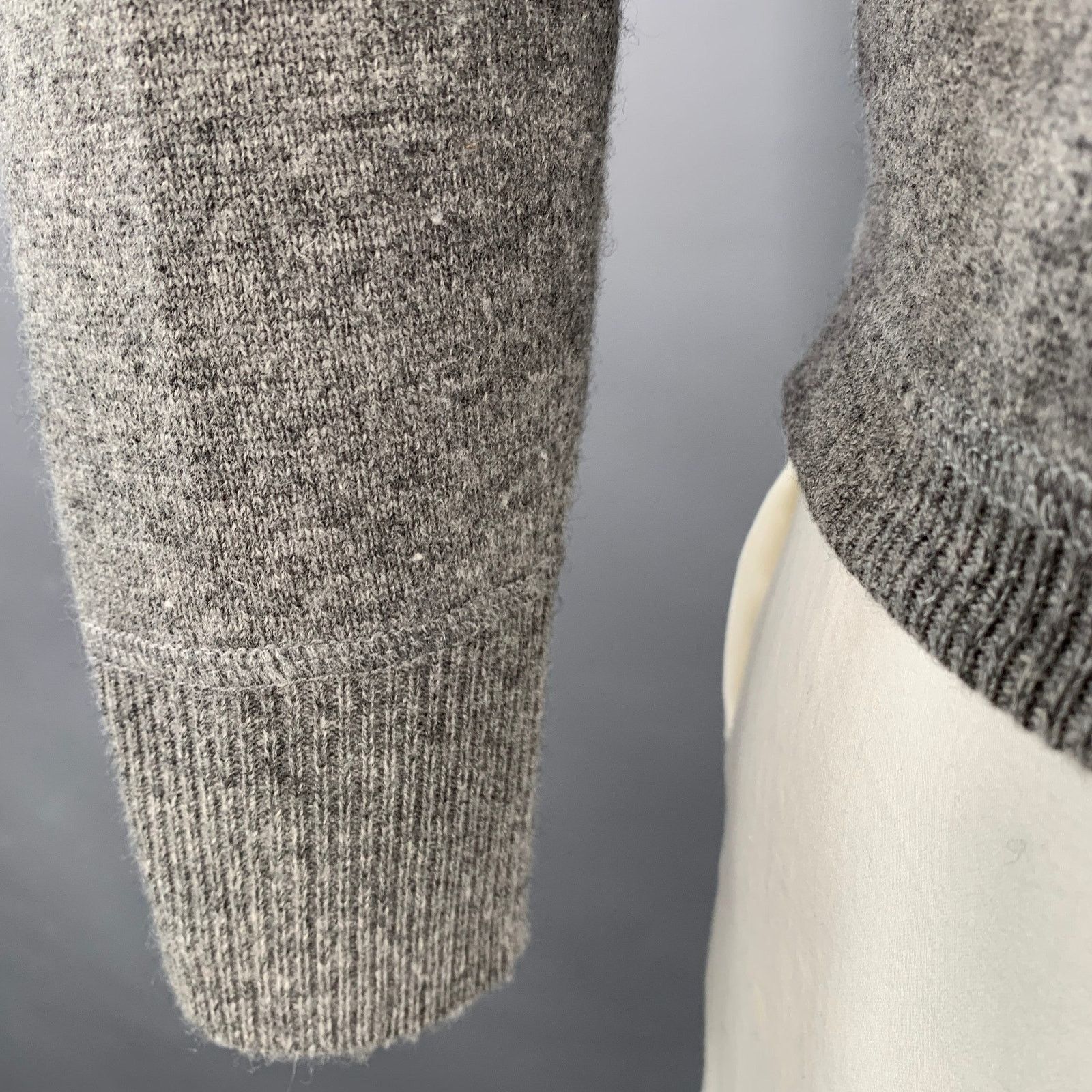 Hartford HARTFORD Size L Grey Heather Wool Cashmere Hoodie Cardigan Size US L / EU 52-54 / 3 - 5 Thumbnail