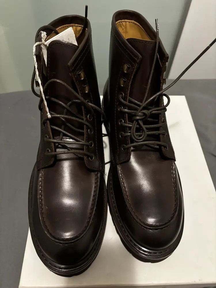 Brunello Cucinelli Brown leather boots 43 Size US 10 / EU 43 - 8 Thumbnail