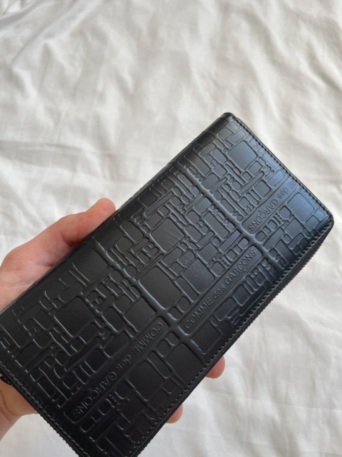 Comme des Garcons Comme des Garçons Embossed Logo leather wallet Size ONE SIZE - 6 Thumbnail
