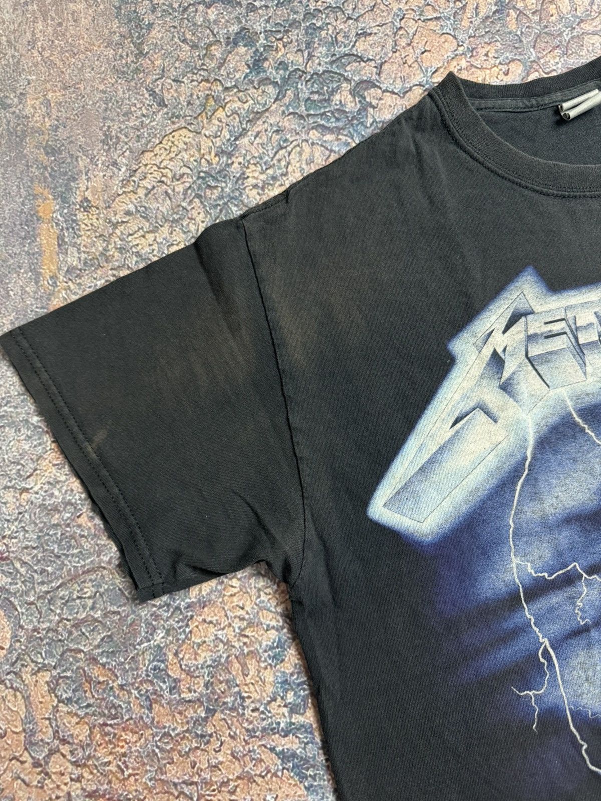 Metallica Vintage Style Metallica Ride the Lightning Band T Shirt Size US L / EU 52-54 / 3 - 8 Thumbnail
