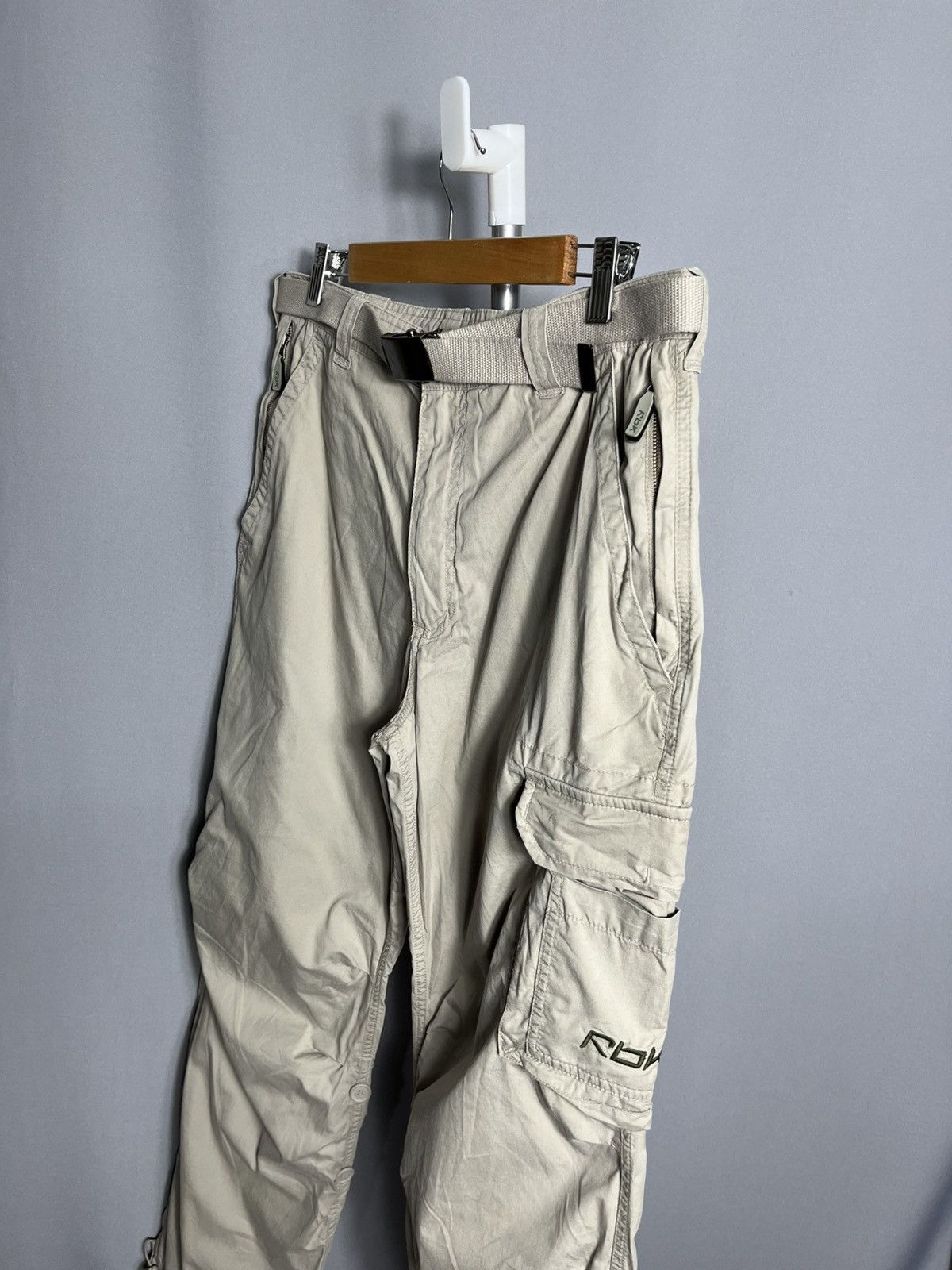 Reebok × Vintage Reebok military cargo pants men’s tactical beige cotton Size US 32 / EU 48 - 2 Thumbnail
