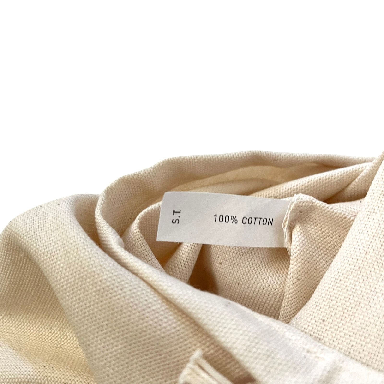 Valentino Valentino Garavani Cream Cotton Dust Bag 8.5"x16" Size ONE SIZE - 4 Thumbnail