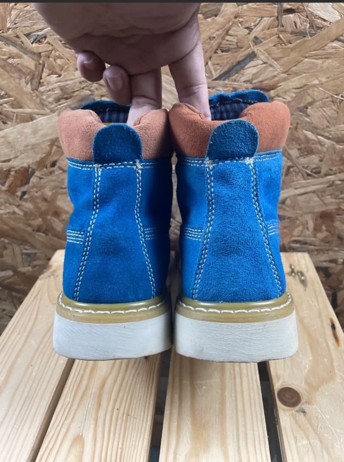 Caterpillar Caterpillar Suede Boots Women Blue Size US 6 / IT 36 - 8 Thumbnail