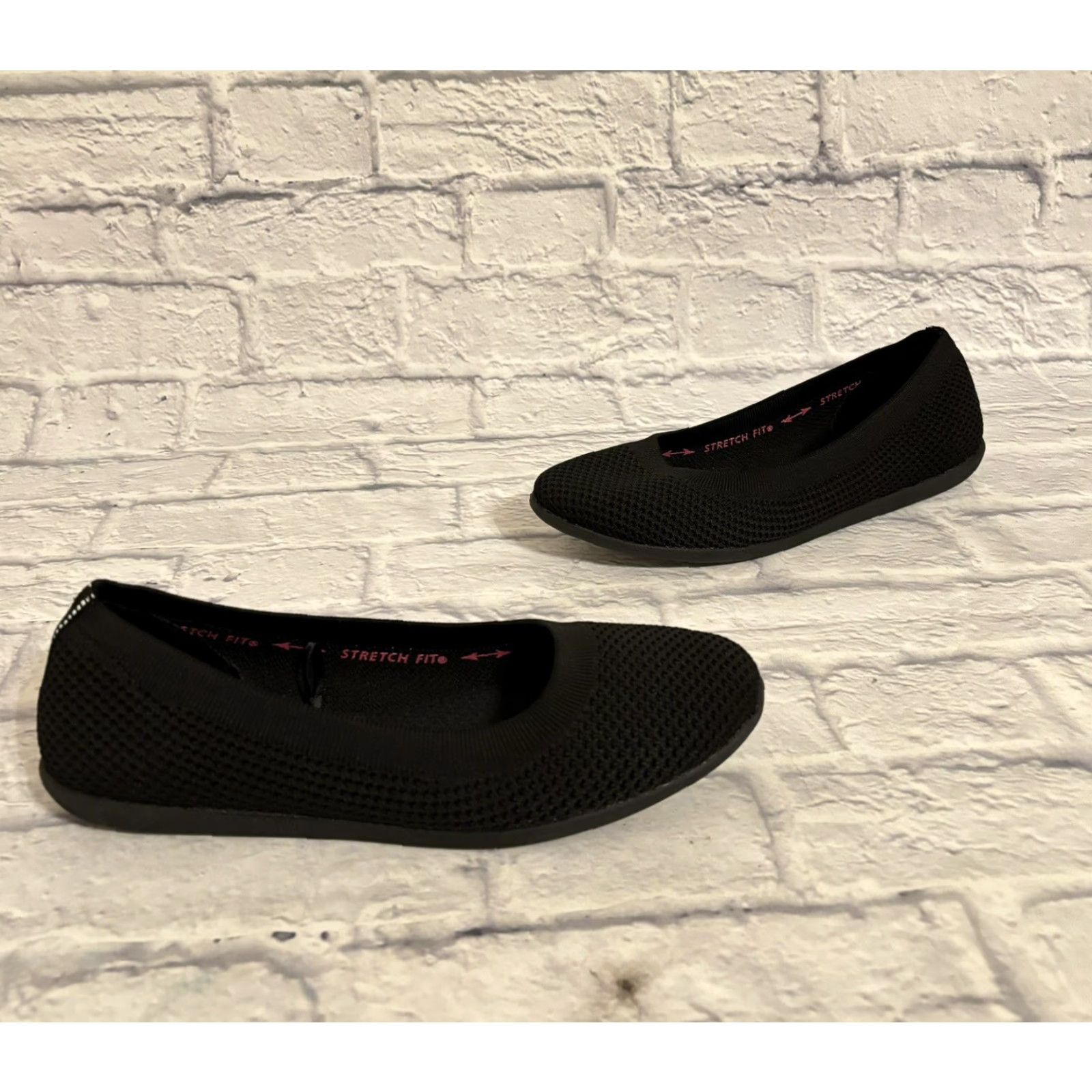 SKECHERS SKECHERS Cleo Flat Slip On Black 158198 Women's Size 9.5 Comfort Slipper Shoes Flats Shoes Walking Memory Foam Cushioning Breathable M Size US 10 / IT 40 - 2 Thumbnail